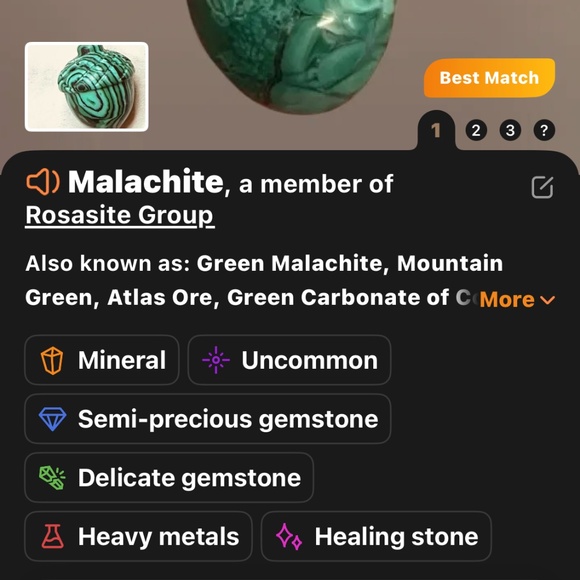 Crystal Lot Kambamba, Malachite & Mahogany, Black Onyx - Picture 11 of 14